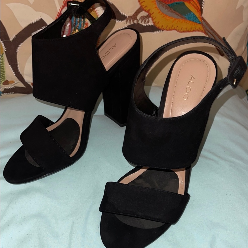 ALDO Women's Black Heeled Sandals